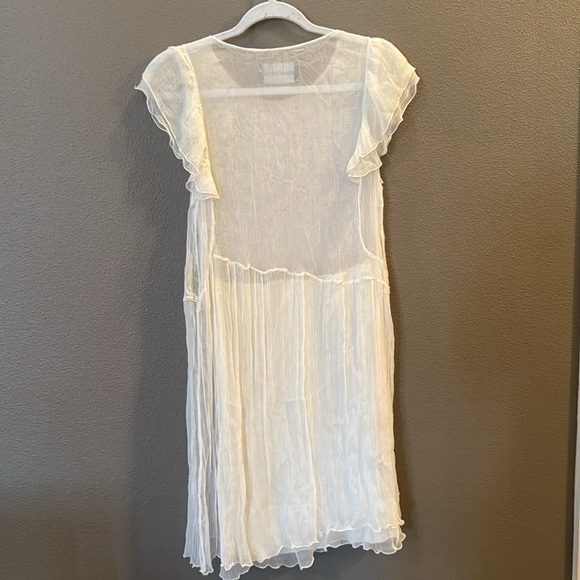 Zadig & Voltaire Rhuya Deluxe embroidered dress white size M - Picture 8 of 9